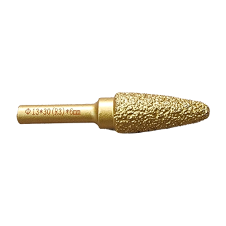 Ponta Diamantada RBF 13x30 Haste 6mm para Ferro Fundido